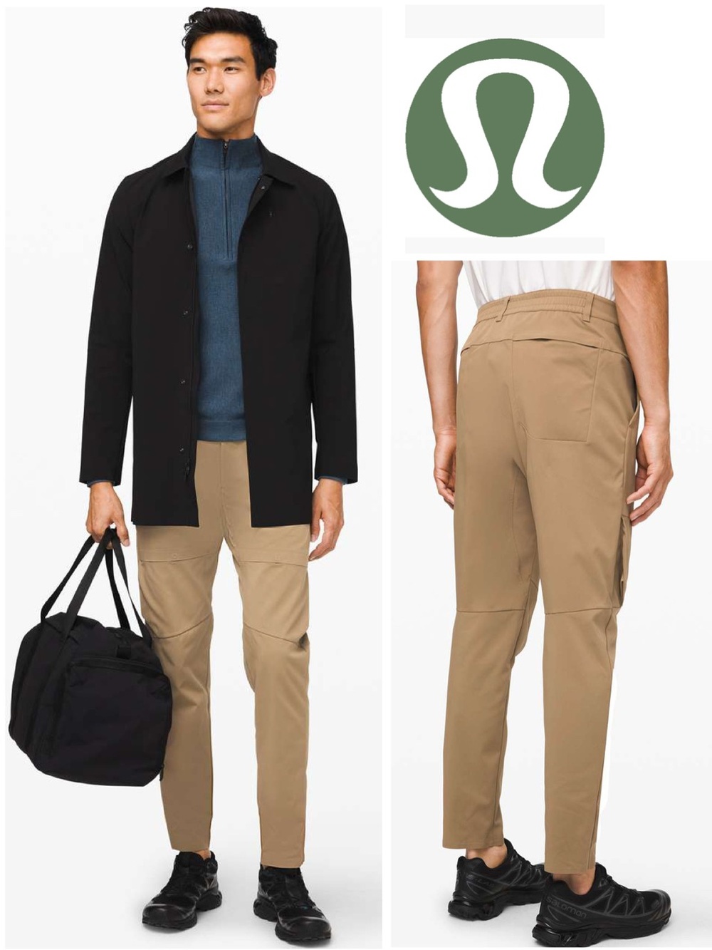 Lululemon Mile View Pant 30" on Frontier (Dark Tan)